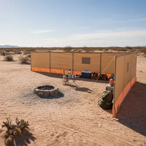 رواق العايش رملي نايلون قطن 10*150 سم (شعار) NU1-10-150