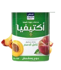 اكتيفيا زبادي خوخ ومشمش 120جم