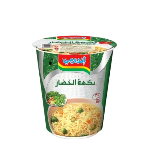 اندومي كوب شعرية بطعم الخضار 62جرام Pack of 24