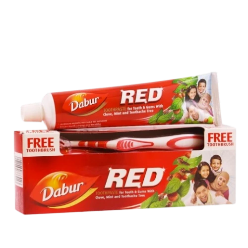 دابرمعجون اسنان واللثة مع فرشة مجانا 200 جم