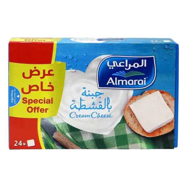 المراعي جبنة بالقشطة 24 قطعة 432 جم
