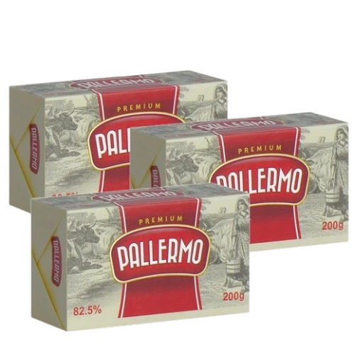 باليرمو زبدة بدون ملح 200 جم 3 حبة