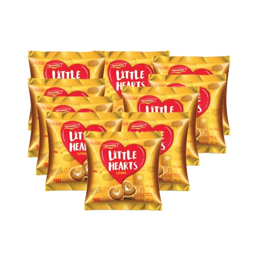 لاغي بريتانيا ليتل هارتس 50.5 جم 10حبة عرض خاص