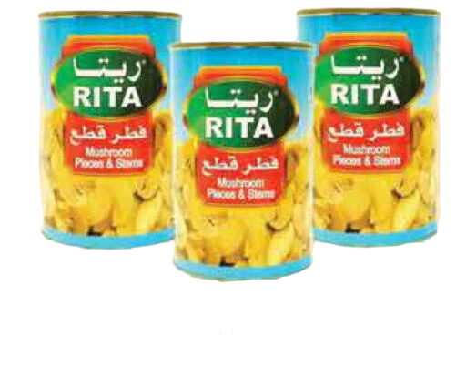 ريتا فطر مقطع 400 جم 3 حبه  Pack of 8