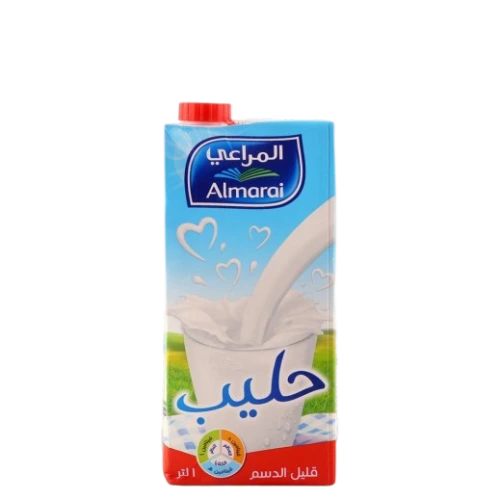 المراعى حليب خالى الدسم 1 لتر Pack of 12