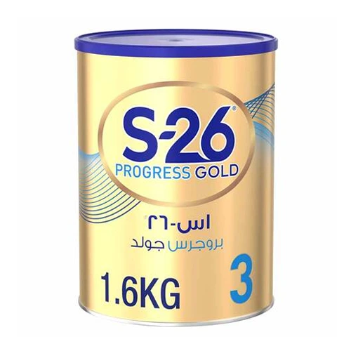 حليب اس 26 بروجرس جولد رقم 3 1.6 جم Pack of 6