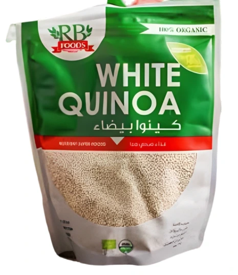 أر بي فودز حبوب الكينوا البيضاء العضوية 340جم 