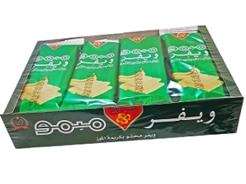 ميمو ويفر محشو بكريمة الموز 300 جم Pack of 12