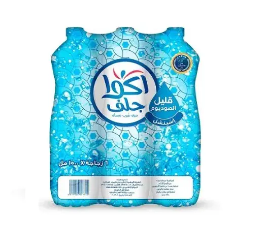 اكوا جلف مياه قليل الصودويوم 1.5لتر Pack of 6