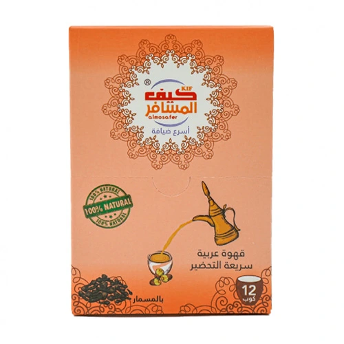 كيف المسافر قهوة عربية سريعة التحضير بالمسمار (12*5)60 جم Pack of 12