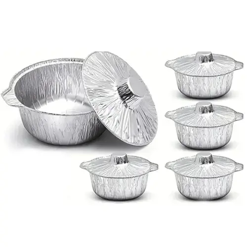 قدر المونيوم مع غطاء ( رقم 5 ) 5 حبة 39005 T-390