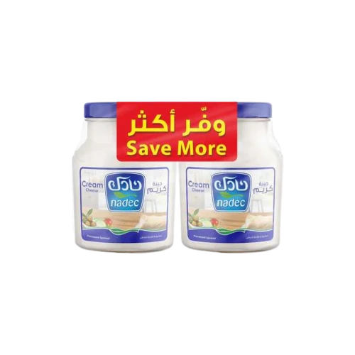 نادك شبيه جبنة كريم قابلة للدهن 2 * 900 جم عرض خاص