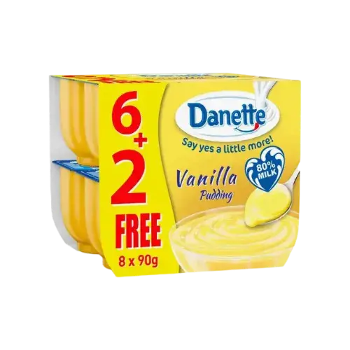 دانيت فانيلا 90 جم Pack of 6