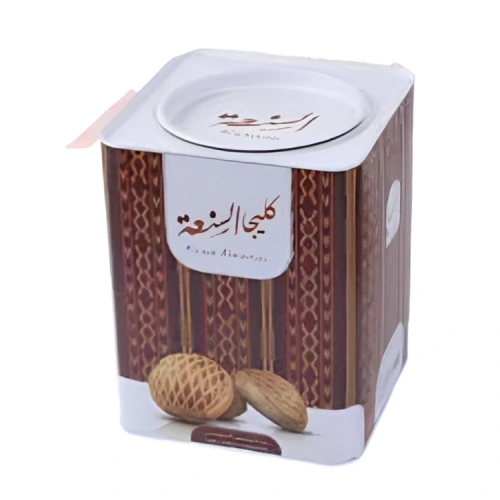 كليجا السنعة دبس التمر علبة صفيح