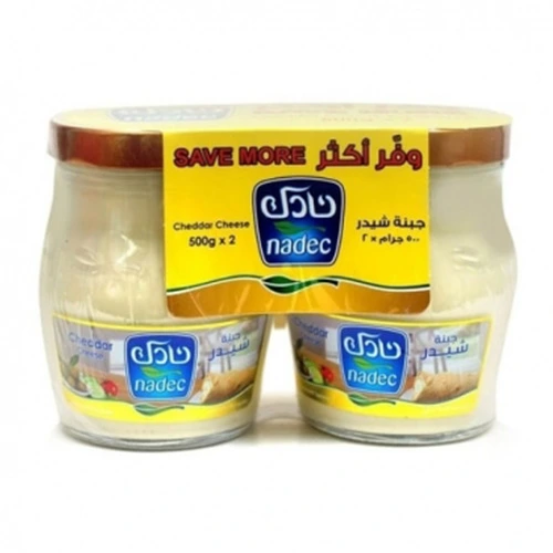 نادك جبنة شيدر 2 حبة 500 جم Pack of 3