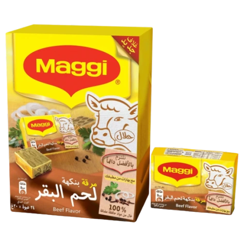 ماجى مرقة لحم بقر 20 جم Pack of 24