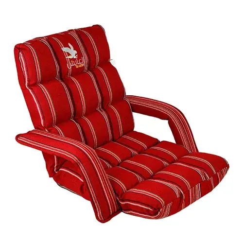 مقعد ارضى اسفنج بمسند 99 سم احمر - AYS-6-SDR