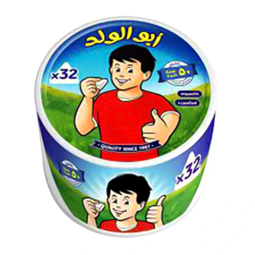 ابو الولد جبنة مثلثات 32 قطعة 480 جم Pack of 16