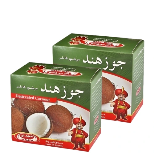 مجدى جوز هند مبشور 2 حبه 25% 150 جم Pack of 12