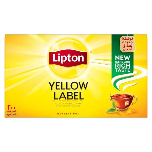 ليبتون شاي 200 كيس  Pack of 16
