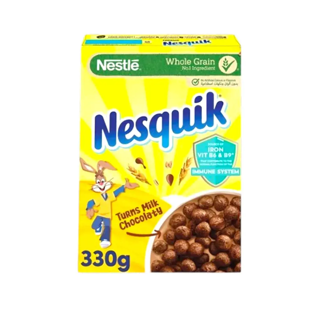 نسكويك رقائق القمح الكامل 330 جم + طبق هدية  Pack of 14
