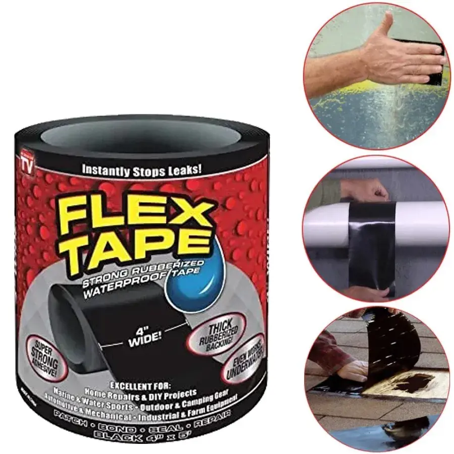لاصق رول اسود  12*5 متر FLEX TAPE -AF-20-50