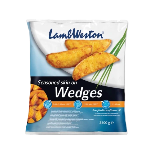 لامب ويستن ودجز بطاط مجمد ودجز متبلة 2.5 كيلو Pack of 4